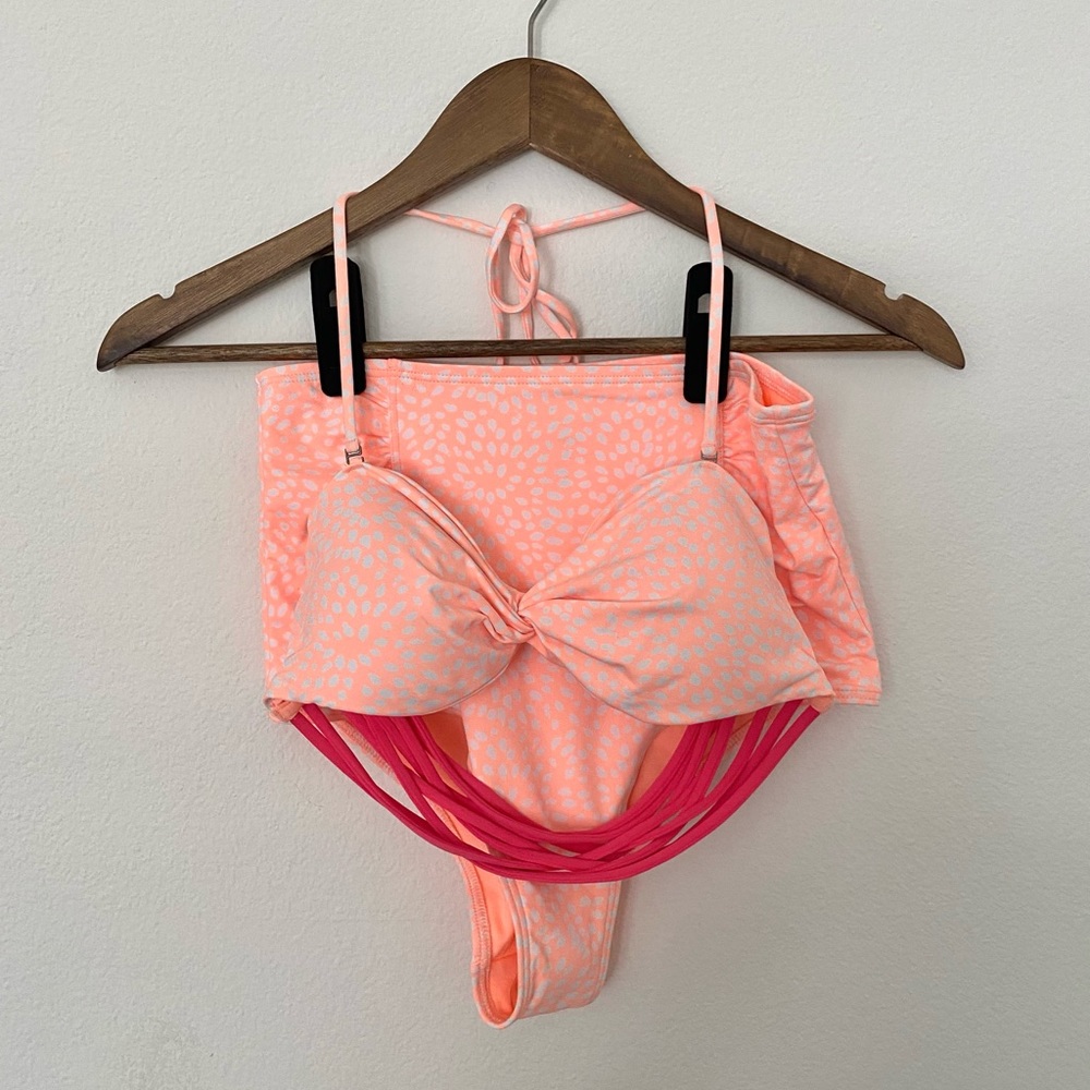 Abercrombie & Fitch NWOT swim top & bottom - Coral